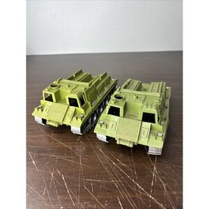 Vintage MPC Army Weasel Rocket Launcher Transport Armored Vehicles Lot of Two
